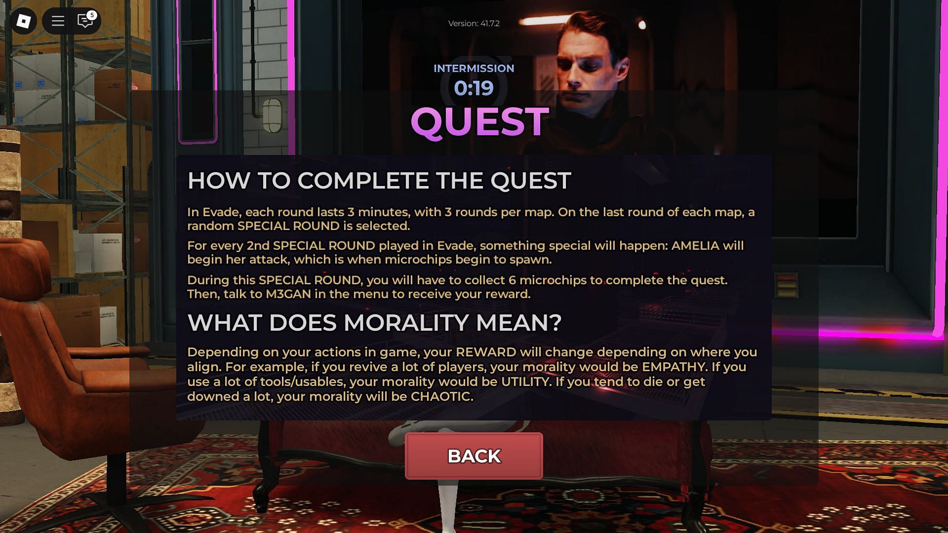 About the M3gan Event (Image via Roblox)